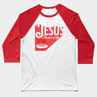 Letering "Jesus bread of life" Baseball T-Shirt